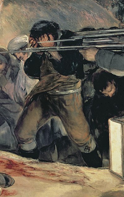Execution of the Defenders of Madrid, 3rd May, 1808 (detail) by Francisco de Goya
