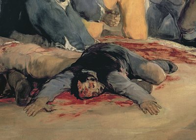 Execution of the Defenders of Madrid, 3rd May, 1808 (detail) by Francisco de Goya