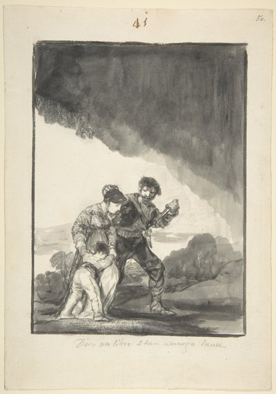 God Save Us from Such a Bitter Fate by Francisco de Goya