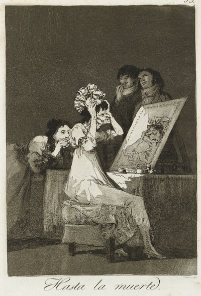 Hasta la Muerte, 1799 by Francisco de Goya