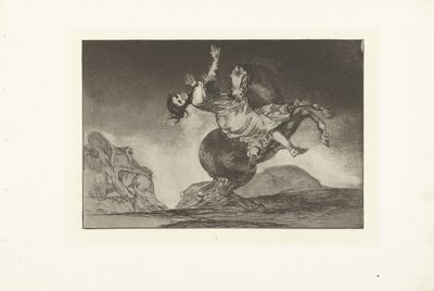 The Abducting Horse (Los Disparates) by Francisco de Goya