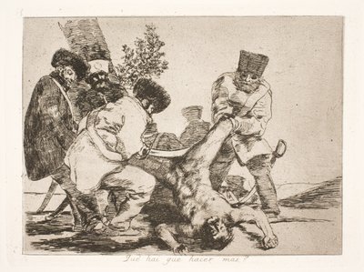 Can One Do More? (33) by Francisco de Goya