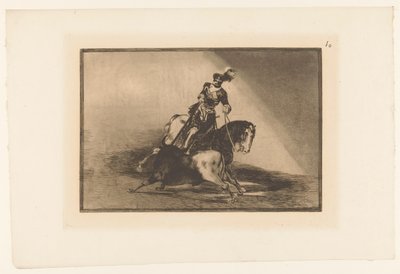 Emperor Charles V Fighting a Bull (Bullfighting series) by Francisco de Goya