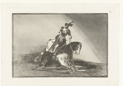 Emperor Charles V Fighting a Bull by Francisco de Goya