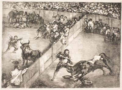 The Division of the Place [Bullfight in a Divided Arena] by Francisco de Goya