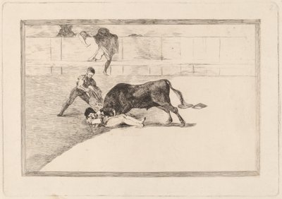 The Unlucky Death of Pepe Illo in the Ring at Madrid by Francisco de Goya