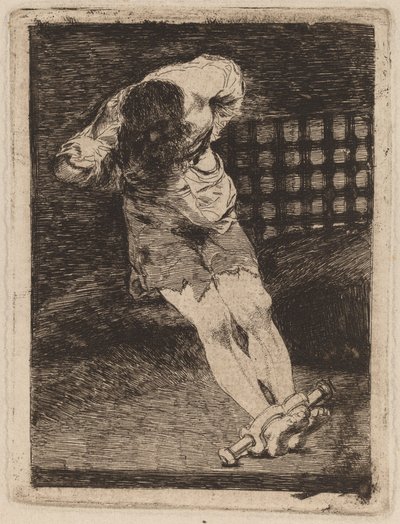The Custody of a Criminal Does Not Call for Torture by Francisco de Goya