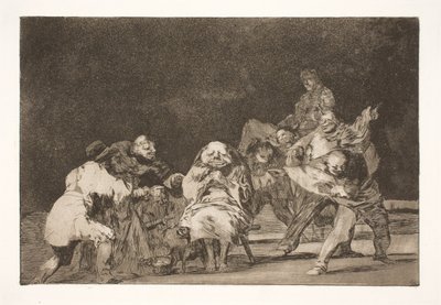Loyalty (He who does not like you will defame you through jest) by Francisco de Goya