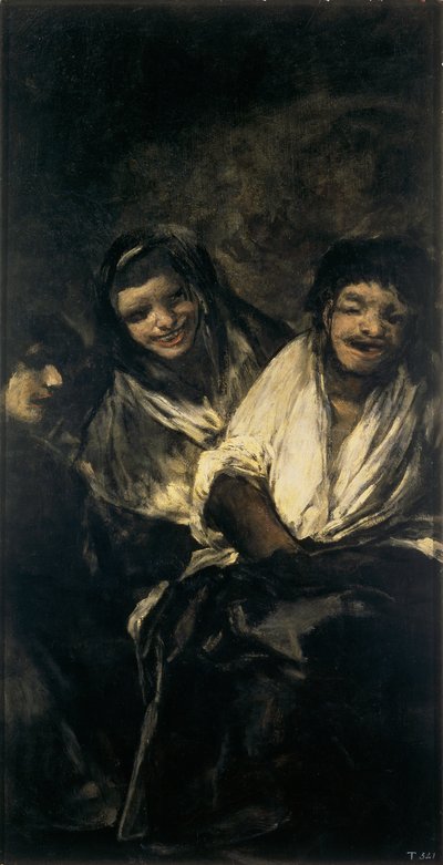 Man Mocked by Two Women (Women Laughing or The Ministration) by Francisco de Goya