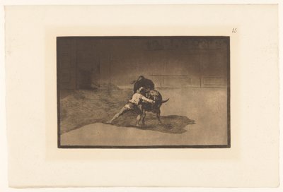 Martincho Fighting a Bull (Bullfights) by Francisco de Goya