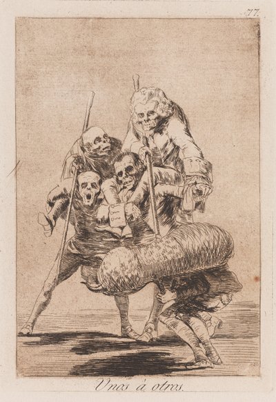 Mock Bull-fight by Francisco de Goya