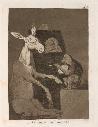 Neither More nor Less by Francisco de Goya