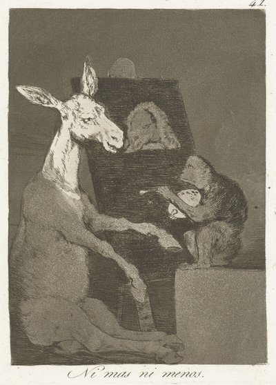 No More and No Less by Francisco de Goya
