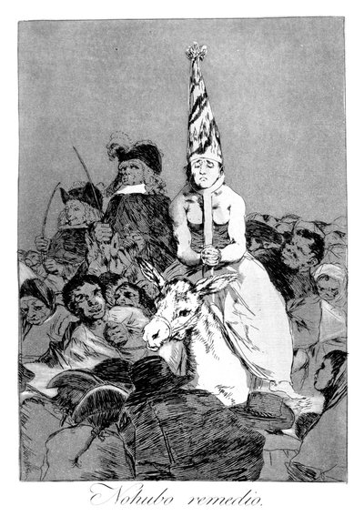 Nothing could be done about it by Francisco de Goya