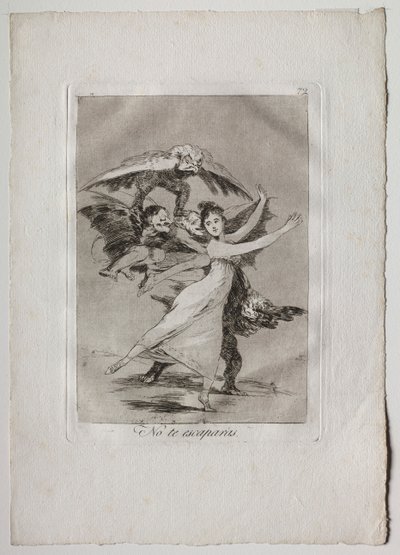 Ochenta Caprichos: You Will Not Escape, 1793-1798 by Francisco de Goya