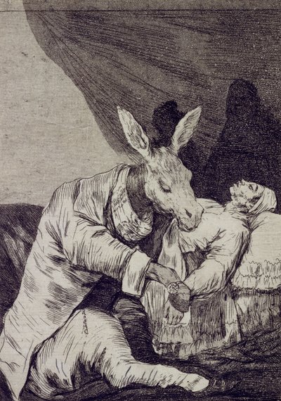 Of What Ill Will He Die Capricho No 40 by Francisco de Goya