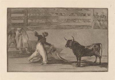 Origin of the Harpoons or Banderillas by Francisco de Goya
