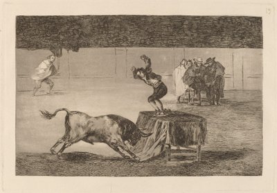 Another Madness of His in the Same Ring by Francisco de Goya