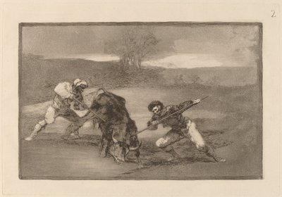 Another Way of Hunting on Foot by Francisco de Goya