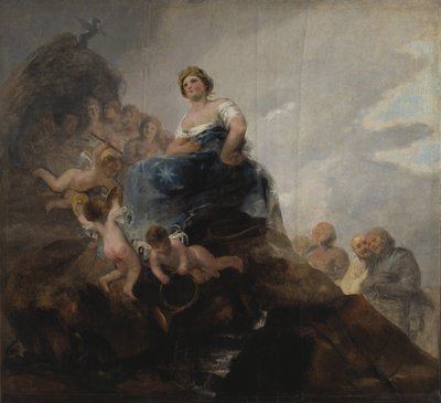 Poetry and Poets by Francisco de Goya