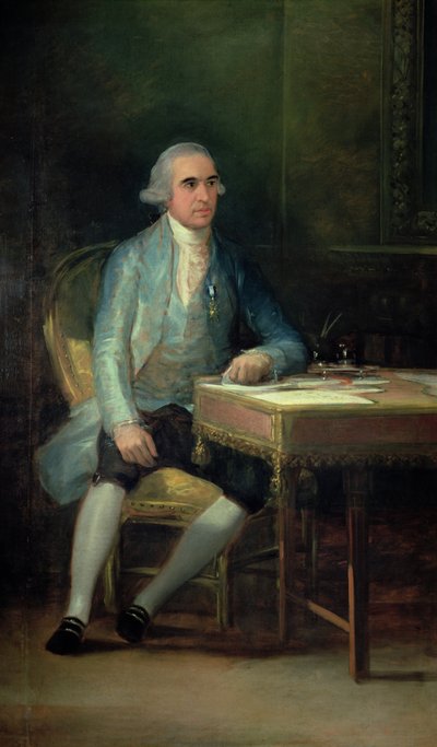 Portrait of Don Francisco de Saavedra, 1798 by Francisco de Goya