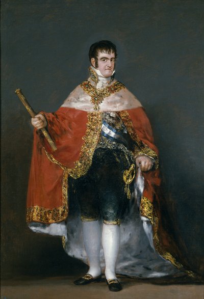 Portrait of King Ferdinand VII of Spain by Francisco de Goya