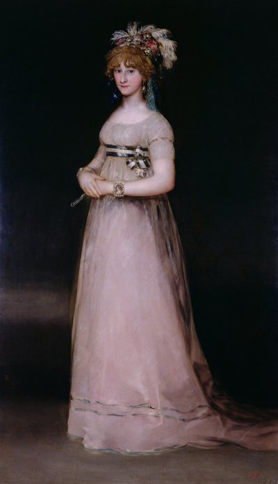 Portrait of Maria Theresa de Bourbon y Vallabriga, the Condesa de Chinchon, c.1801 by Francisco de Goya