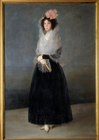 Portrait of the Countess Del Carpio, Marquise of the Solana (1757-1795). Painting by Francisco de Goya (1746-1828) 18th century by Francisco de Goya