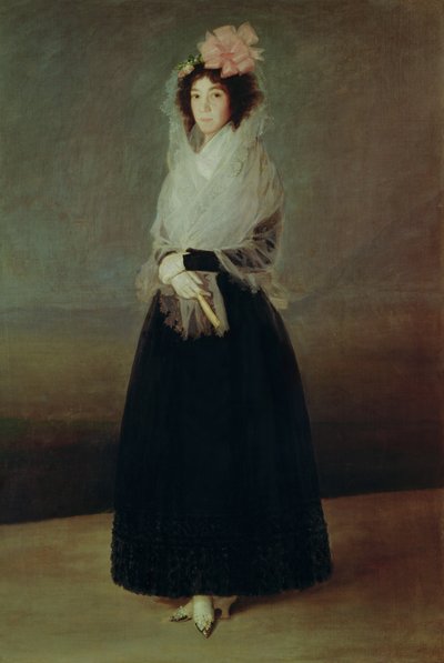 Portrait of the Countess of Carpio, Marquesa de la Solana by Francisco de Goya