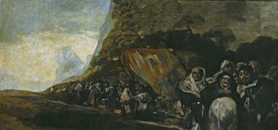 Procession of the Holy Office by Francisco de Goya