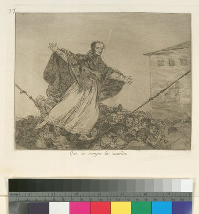 May the Cord Break, Plate 77 from The Disasters of War by Francisco de Goya