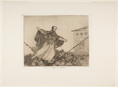 May the Cord Break, Plate 77 from The Disasters of War, after 1814-15, published 1863 by Francisco de Goya