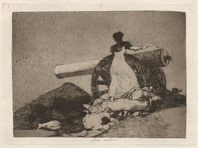 What Courage! by Francisco de Goya