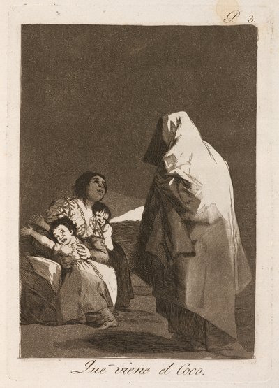 Here Comes the Bogey-Man by Francisco de Goya