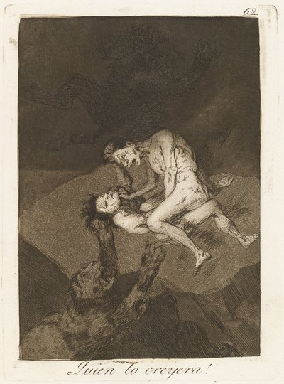 Who Would Have Thought It! by Francisco de Goya