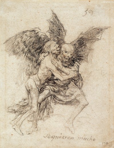 They Love Each Other Very Much by Francisco de Goya