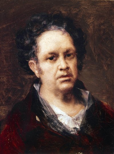 Self-Portrait 69 Years Old by Francisco de Goya