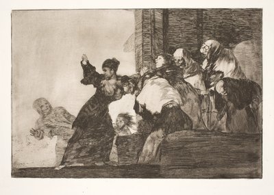 Poor Folly (Two Heads are Better than One) by Francisco de Goya
