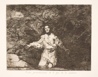 Melancholy Premonition of What the Future Will Bring (1) by Francisco de Goya