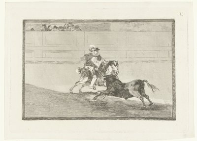 Bullfighter in an Arena by Francisco de Goya