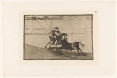 Bullfighter in an Arena (Bullfights) by Francisco de Goya