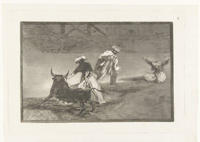 Bullfighters in an Arena by Francisco de Goya