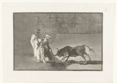 Bullfighters in an Arena (series: La Tauromaquia) by Francisco de Goya