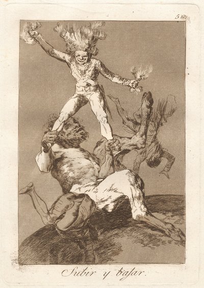 To Rise and To Fall by Francisco de Goya