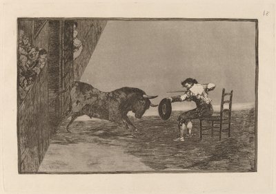 The Daring of Martincho in the Ring at Saragossa by Francisco de Goya