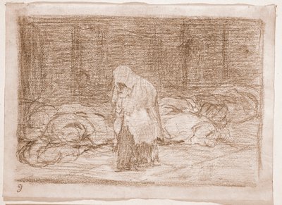 The Disasters of War: Mortuary Beds by Francisco de Goya