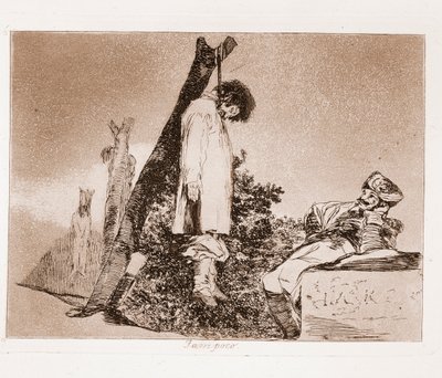 The Disasters of War: There is No Hope by Francisco de Goya