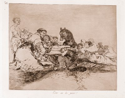 The Disasters of War: This is the Worst by Francisco de Goya