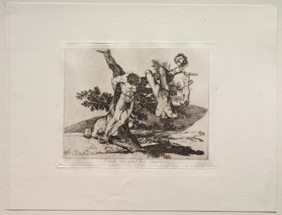 The Horrors of War: An Heroic Feat! With Dead Men! by Francisco de Goya