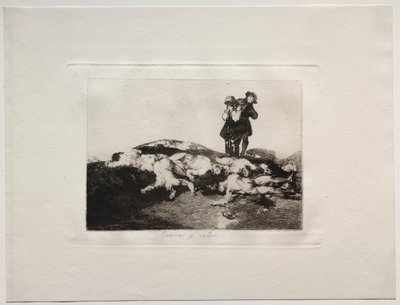 The Horrors of War: Bury Them and Keep Quiet by Francisco de Goya
